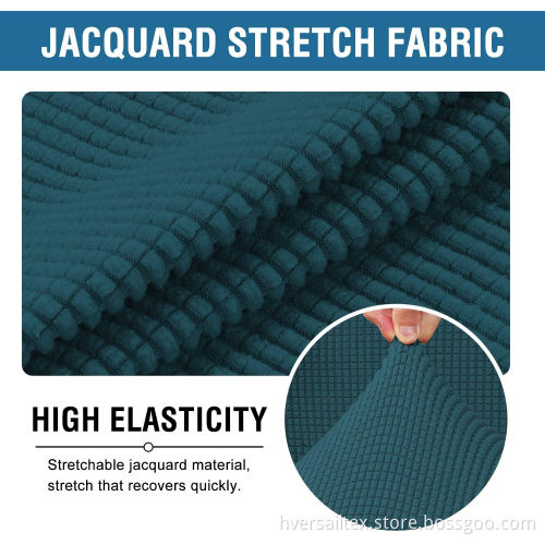 Jacquard Wingback Chair Cover Seat Cushion Cover